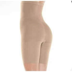 SPANX Assets by Sara Blakely Hi-Waist Mid-Thigh Shaper Nude Shapewear 10177R